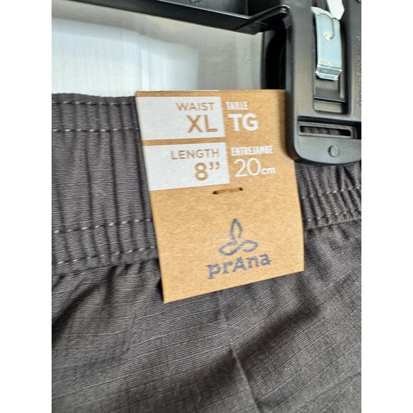 Prana Double Peak E Waist Size XL Mens Shorts Pockets 8” Inseam NWT - Picture 6 of 13